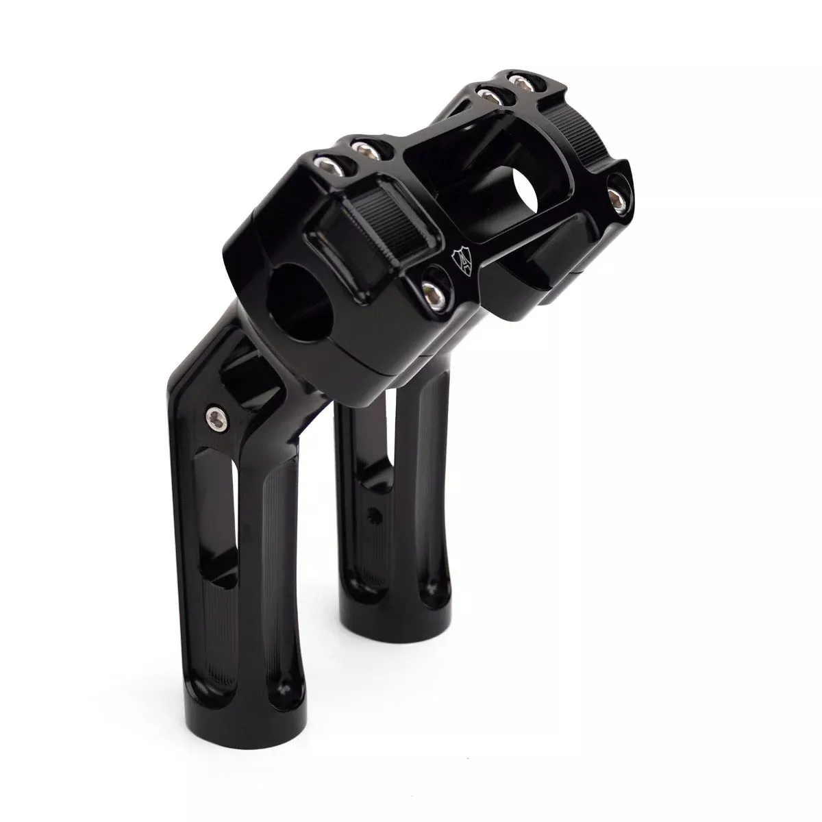 Arlen Ness Black Method Kickback 7" Risers for Harley 18- Softail