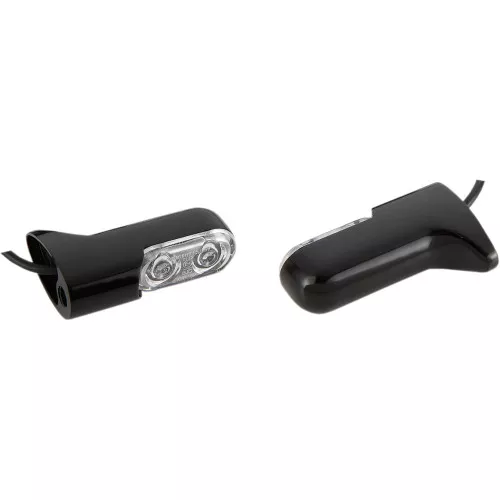 Arlen Ness Bolt-On Rear Turn Signals for Harley - Black
