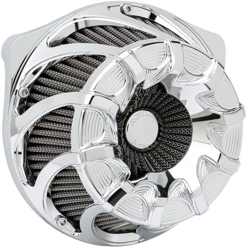 Arlen Ness Drift Inverted Air Cleaner for 2017-2023 Harley M8 - Chrome