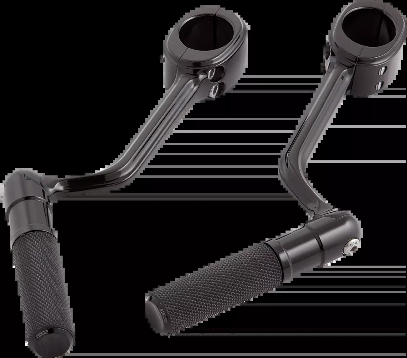 ARLEN NESS Forged Highway Peg Mounts w/ Pegs - Black - 400-045