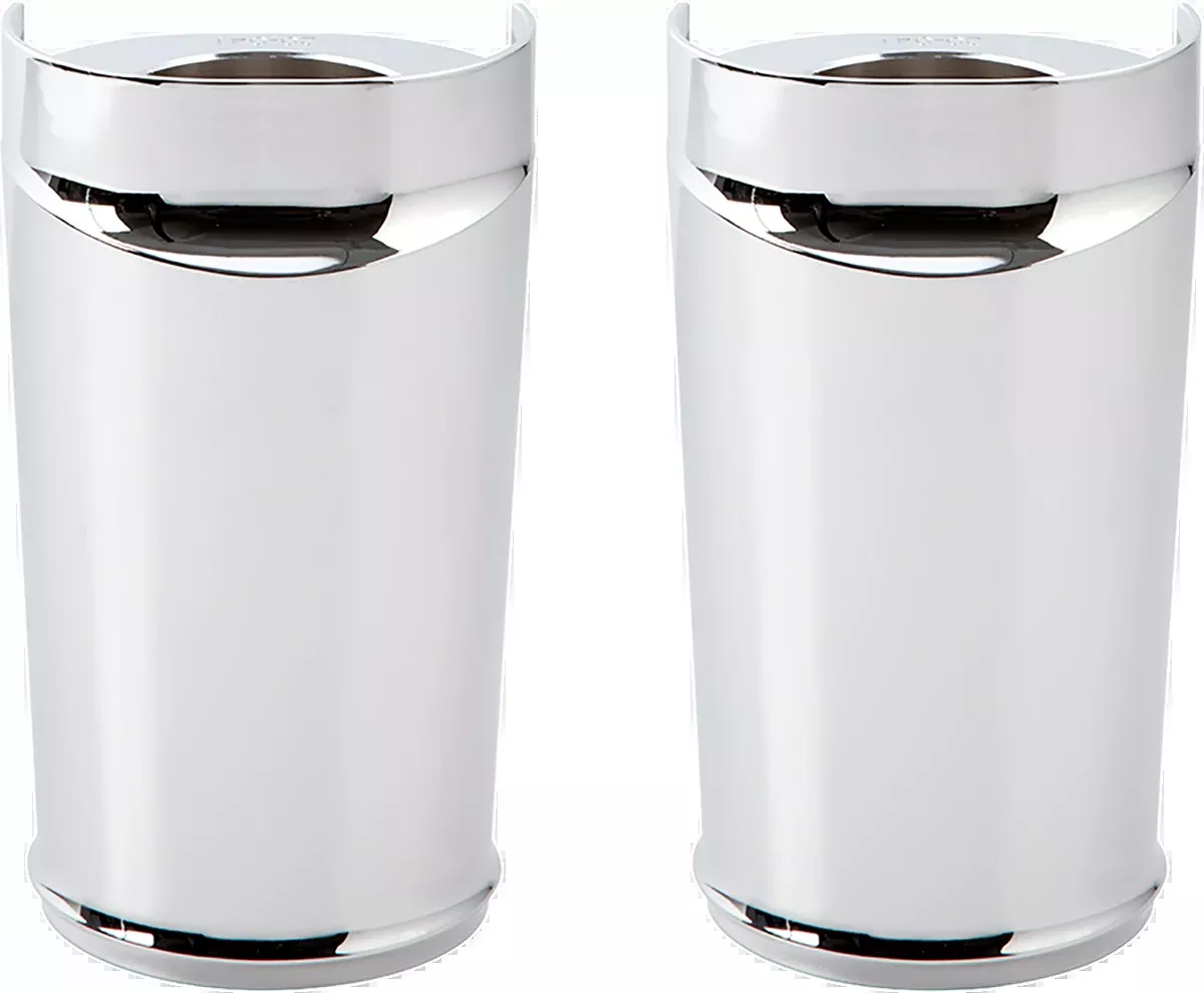 ARLEN NESS Fork Boot Cover - Chrome - Smooth 20-036