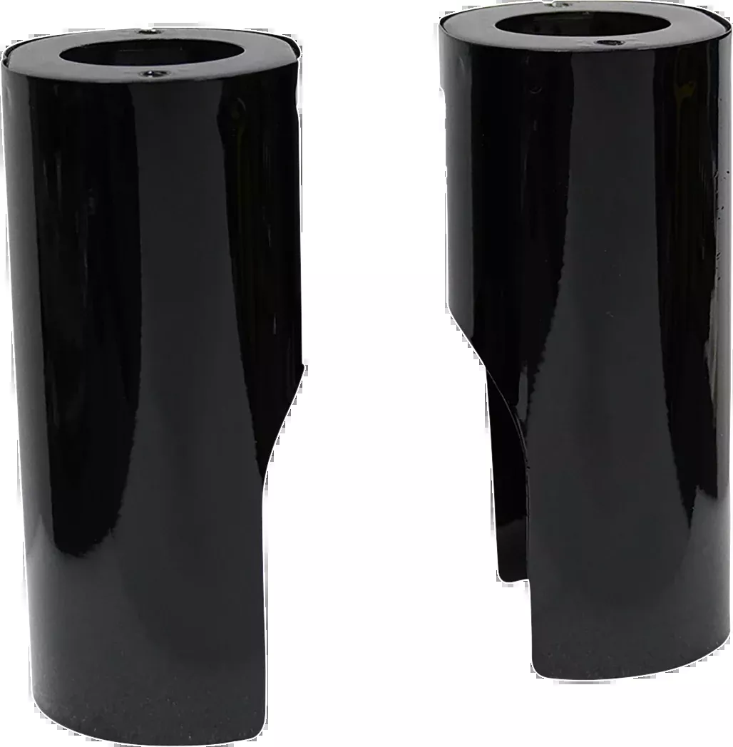 ARLEN NESS Fork Boot Cover - Gloss Black Powdercoat - Smooth - 125-000