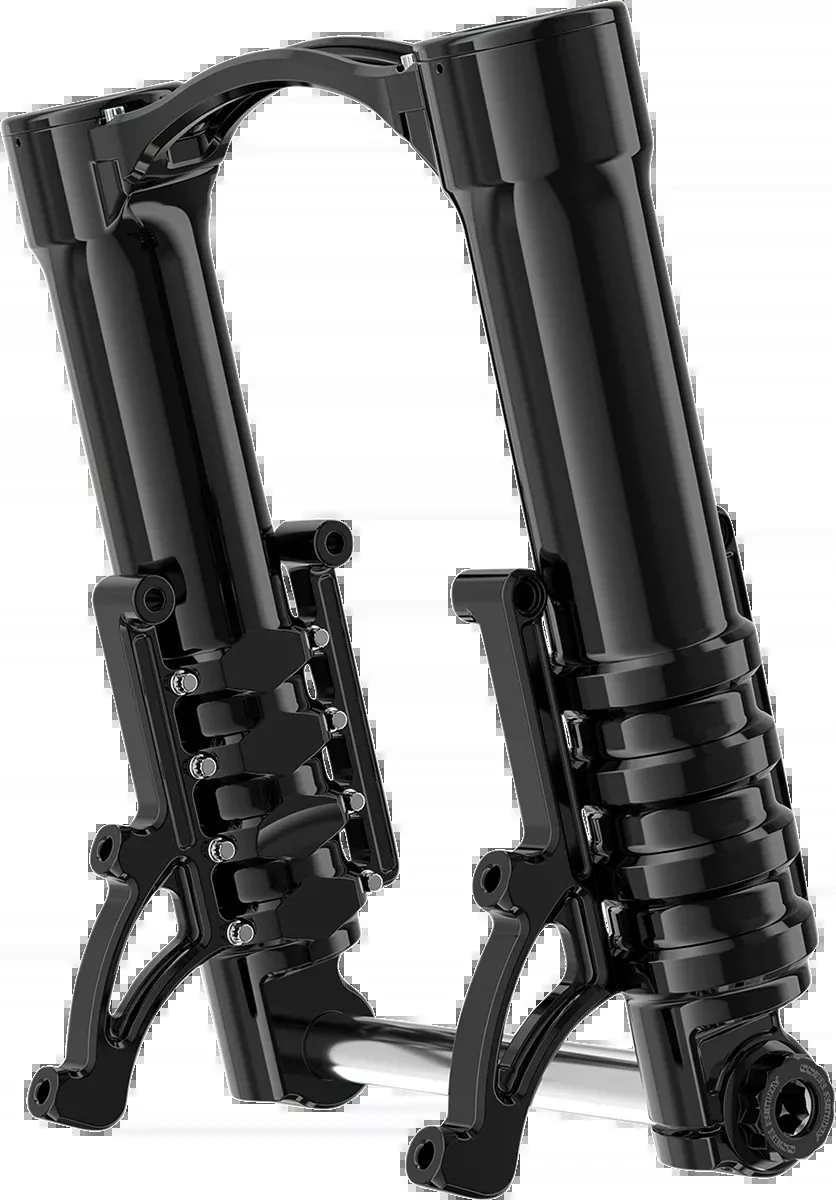 ARLEN NESS Fork Legs - 49 mm - Black Anodized - For Custom Radial Mount Brake Caliper - 120-003