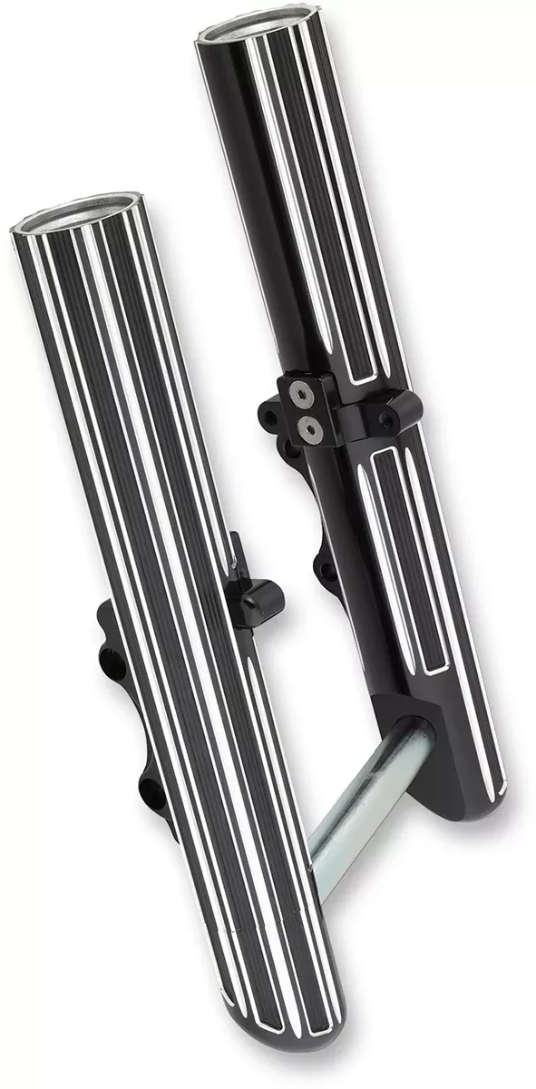ARLEN NESS Fork Legs - Black Anodized - Hot Legs - Custom Single Disc - 10-Gauge 40-521