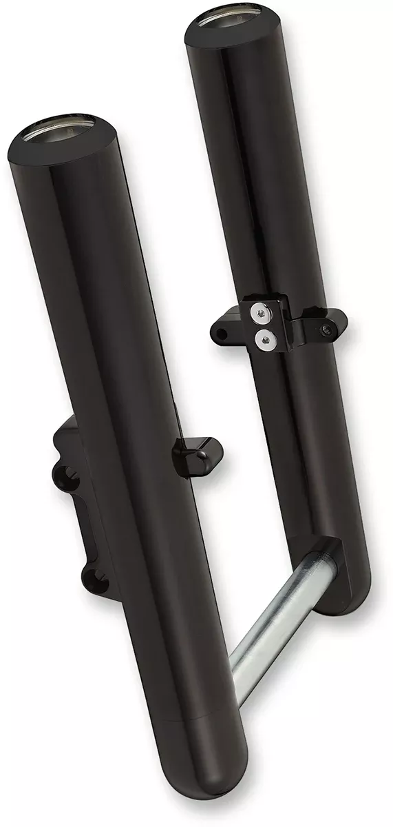 ARLEN NESS Fork Legs - Black Anodized - Hot Legs - Custom Single Disc - Smooth - '00-'07 06-523