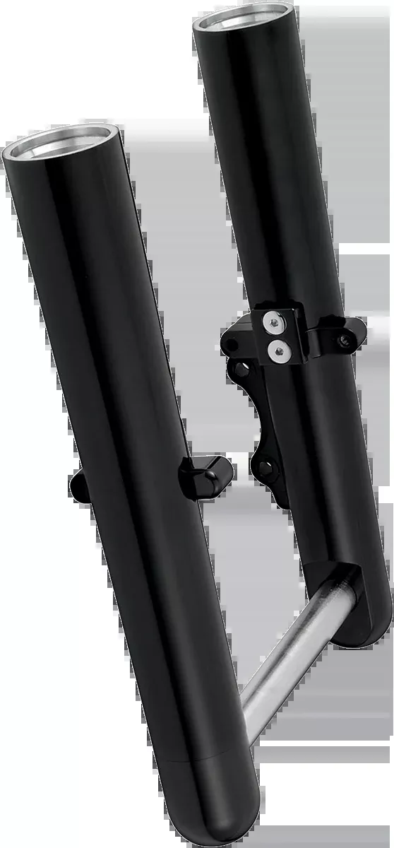 ARLEN NESS Fork Legs - Black Anodized - Smooth - Dual Disc - '08-'13 FLT 06-502