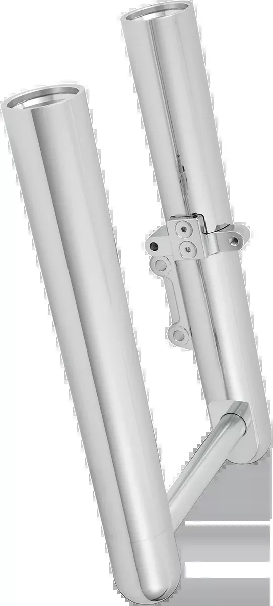 ARLEN NESS Fork Legs - Chrome - Hot Legs - Custom Single Disc - Smooth - '07-'17 FLST 06-550
