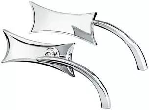Arlen Ness Four Point Mirror -Chrome -Left Side Only
