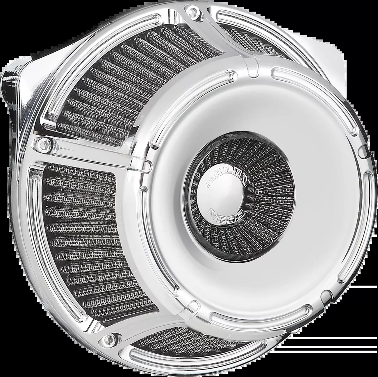 ARLEN NESS Inverted Series Air Cleaner Kit - Slot Track - Chrome - 600-232