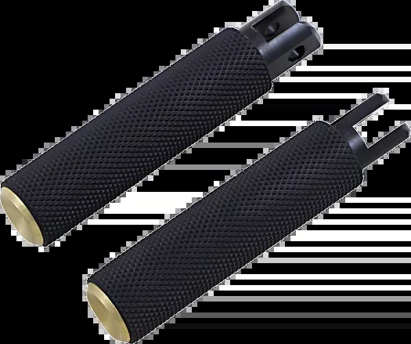 Arlen NESS Knurled Foot Pegs – Brass – FX/FL ’18-’26