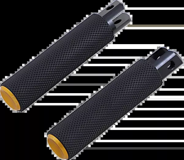 Arlen NESS Knurled Foot Pegs – Gold – FX/FL ’18-’26