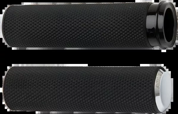 Arlen NESS Knurled Grips – Cable – Chrome