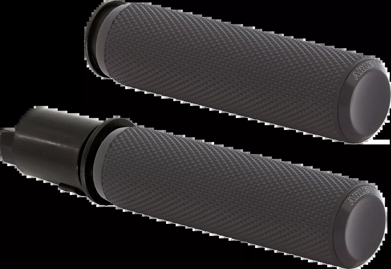 ARLEN NESS Knurled Grips - TBW - Black - 500-050