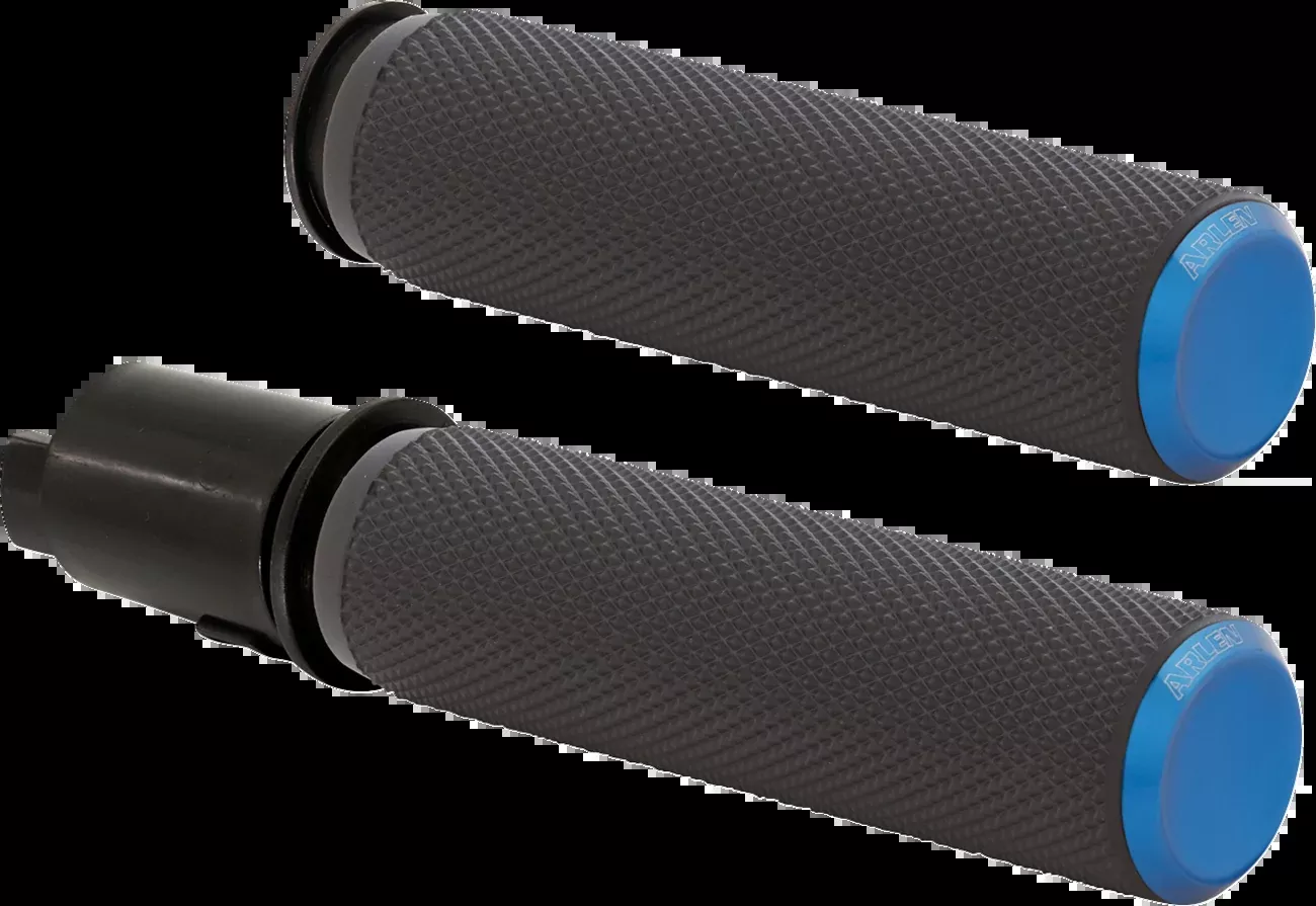 ARLEN NESS Knurled Grips - TBW - Blue - 500-053