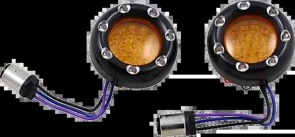 Arlen NESS LED "Fire Ring" Kit For Factory "Deuce Style" Turn Signal Housing