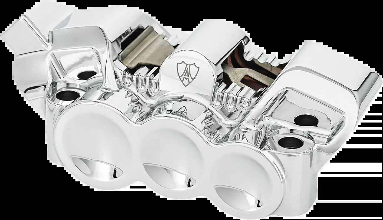 ARLEN NESS Monoblock Radial Brake Caliper - 100 mm - Left - Chrome - 320-131