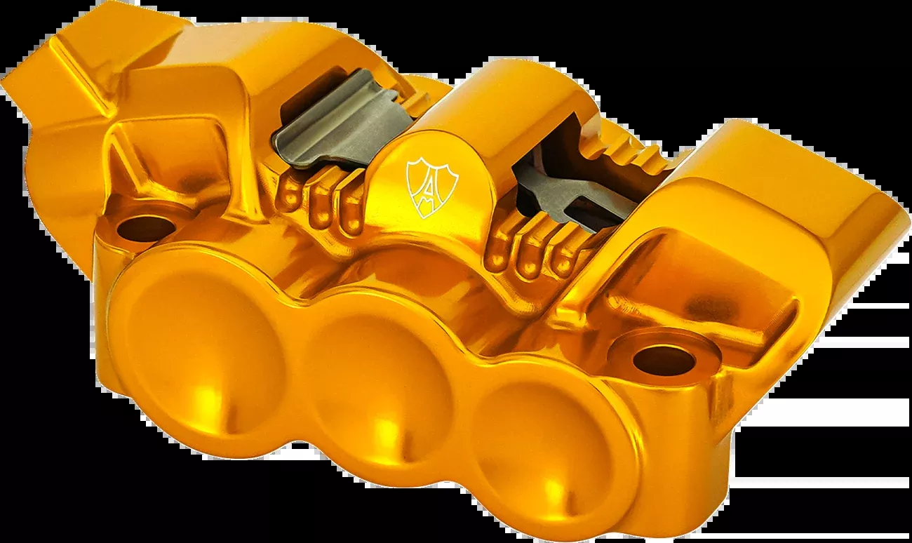 ARLEN NESS Monoblock Radial Brake Caliper - 100 mm - Left - Gold - 320-135