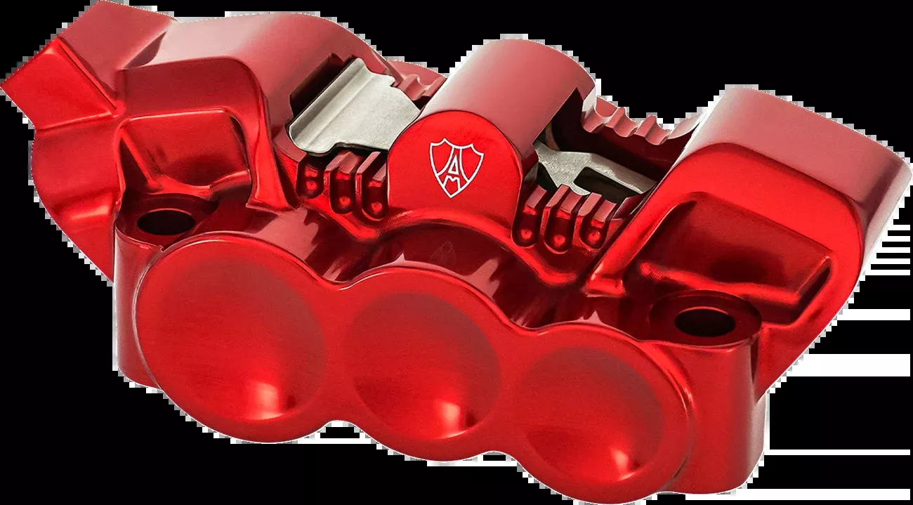 ARLEN NESS Monoblock Radial Brake Caliper - 100 mm - Left - Red - 320-136