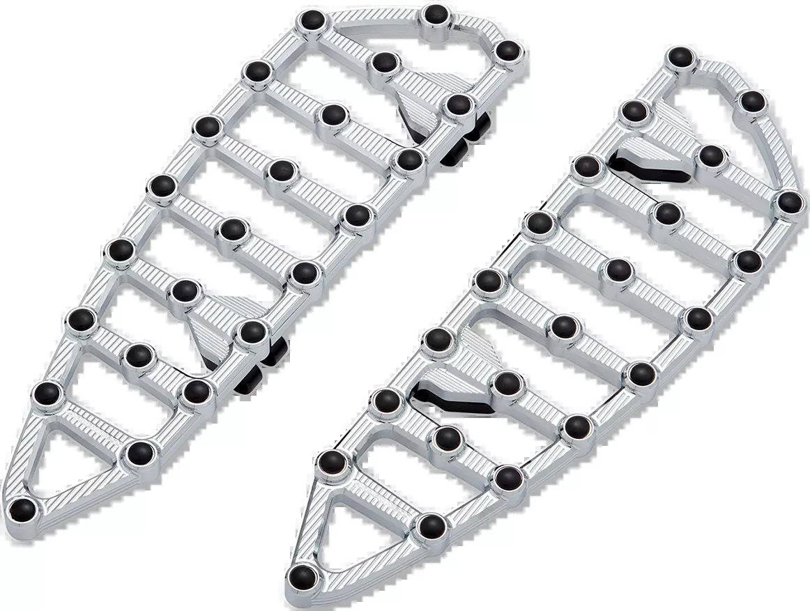 Arlen Ness MX Chrome Driver Floorboards for 1980-2026 Harley Touring Softail