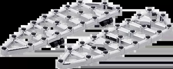 Arlen NESS MX Driver Floorboards - Chrome