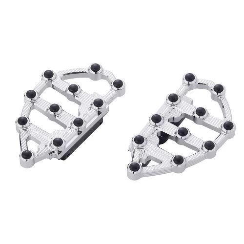Arlen Ness MX Passenger Floorboards for 1986-2023 Harley Touring - Chrome