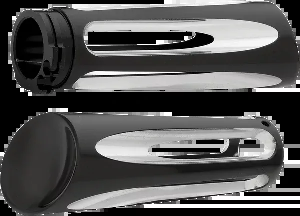 Arlen NESS Ness-Tech Deep Cut Billet Grips - Black