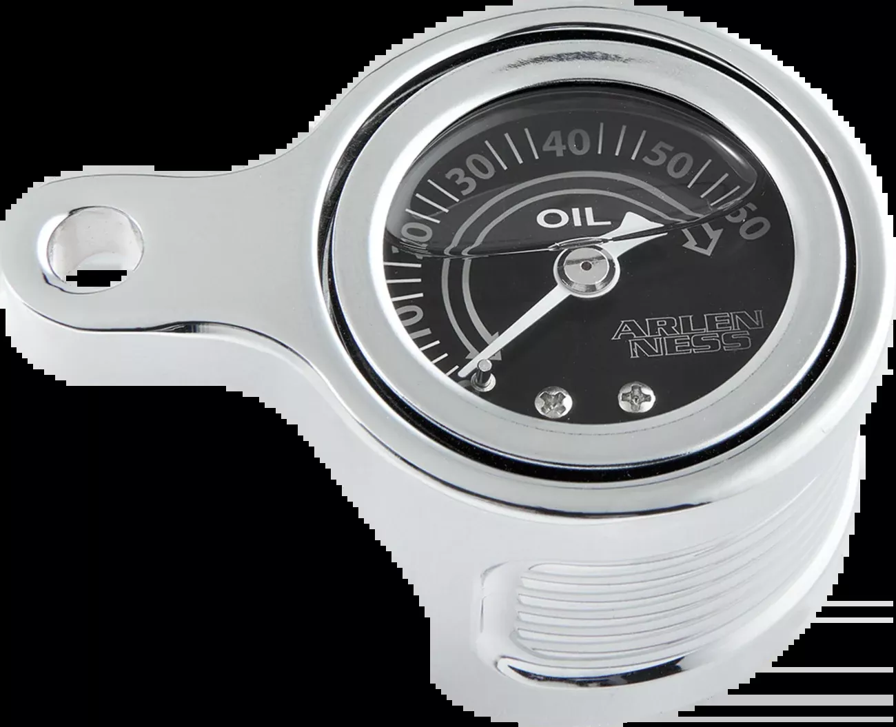 ARLEN NESS Oil Pressure Gauge - Method - Chrome - HD '99-'17 - 610-102
