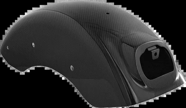 Arlen NESS Rear Fender - Carbon Fiber - HD Softail