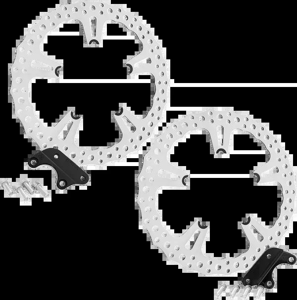 Arlen NESS Rotor Kit – Jagged – Left And Right Front – 15″