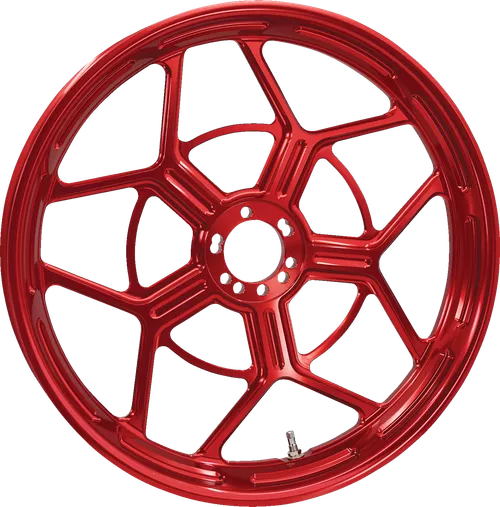 Arlen Ness Speed 5 Forged Wheel for Harley - Red