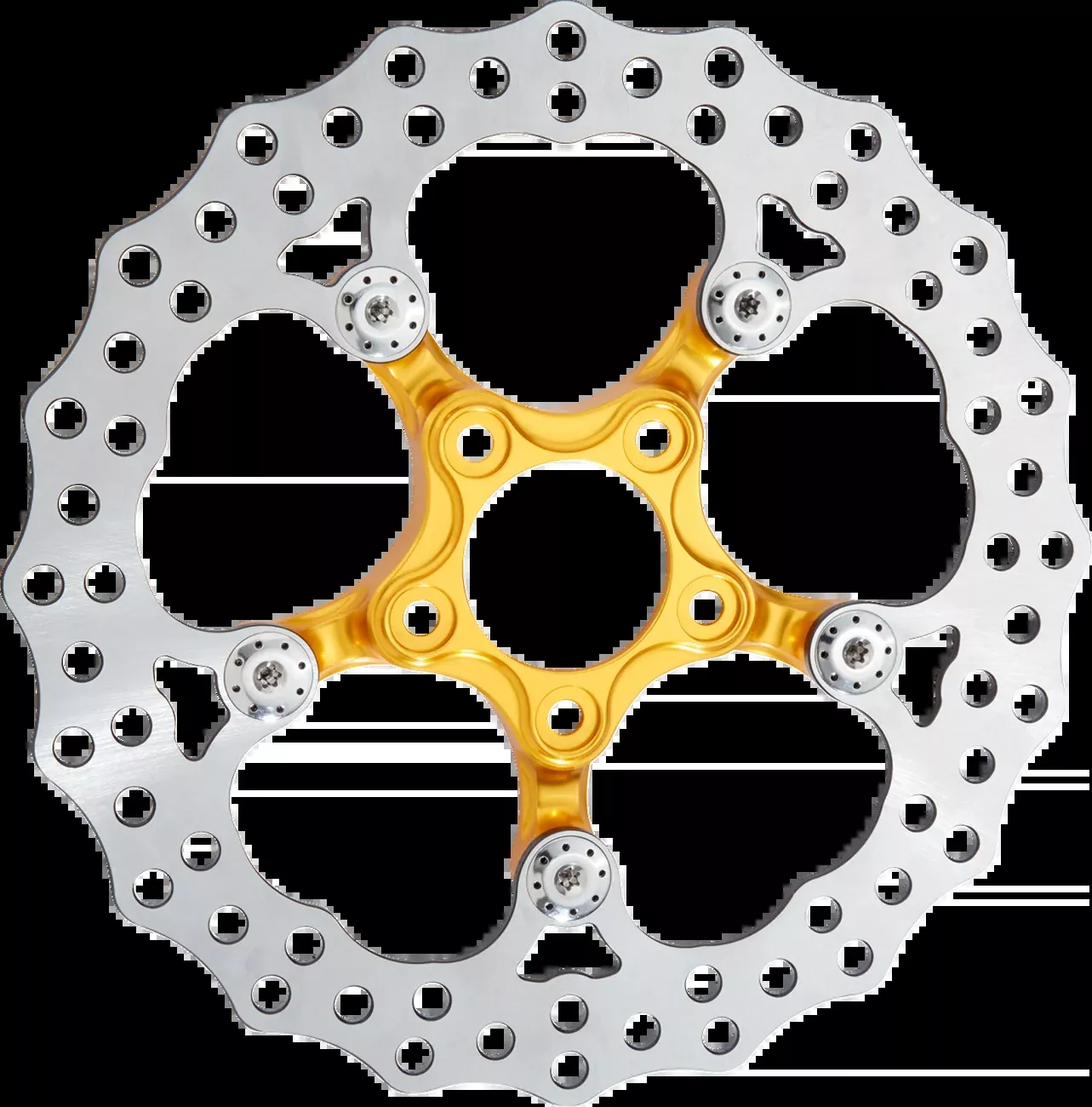 ARLEN NESS Spider Rotor - 11.8" - Gold - Rear - 300-067