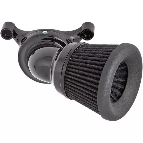 Arlen Ness Velocity 65° Air Cleaner Kit for 1999-2017 Harley Twin Cam Dual Cable - Black