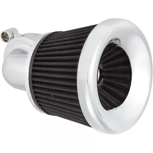 Arlen Ness Velocity 90° Air Cleaner Kit for 2008-2017 Harley Twin Cam Electronic Throttle - Black