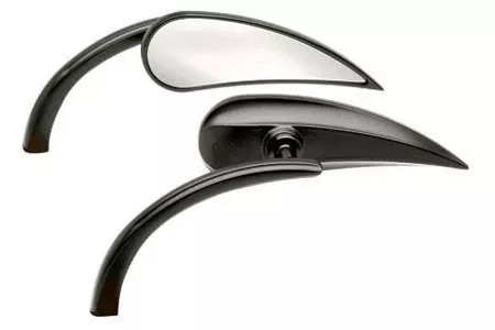 Arlen NessRad II Mirror in Flat Black-Right Side
