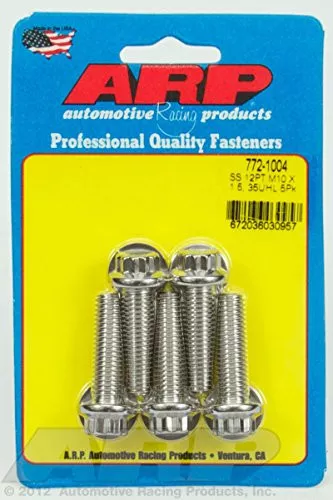 ARP 772-1004 M10 x 1.50 x 35 Stainless Steel Bolts Pack of 5