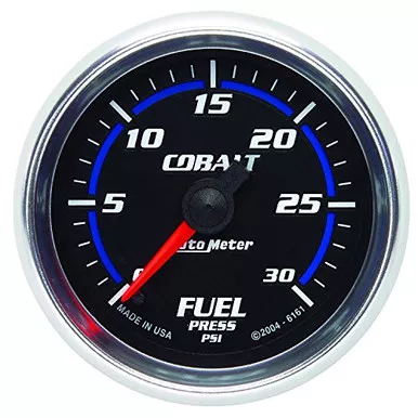Auto Meter 6161 Cobalt 2-1/16" 0-30 PSI Electric Fuel Pressure Gauge