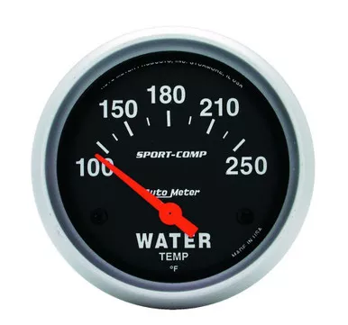 Autometer 100-250 Water Temp Gauge 3531