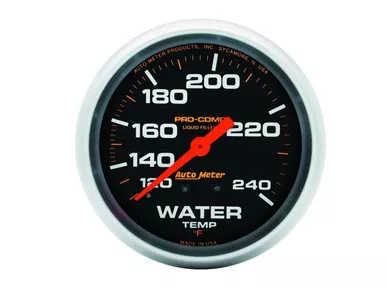 Autometer 120-240 Water Temp Gauge 5432