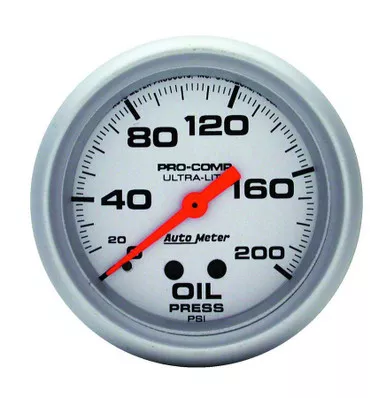 Autometer 2-5/8in Mech Oil Pressure 0-200 Psi 4422