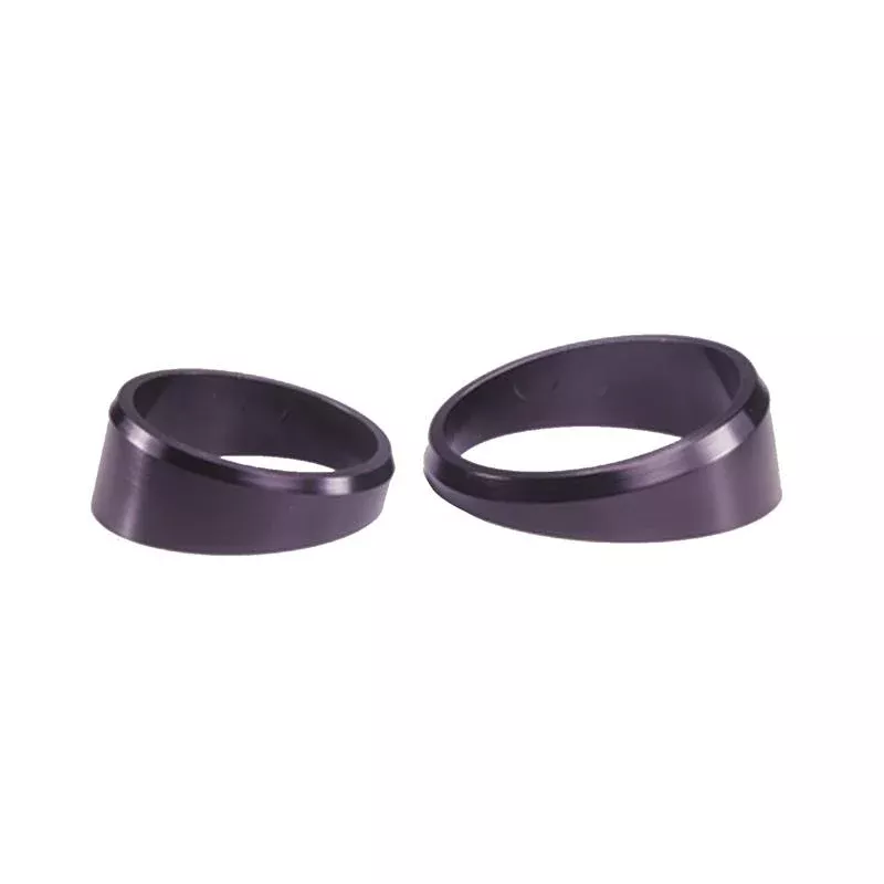 Autometer or Autogage 2-1/16in Black Angle Rings — 3 Pack