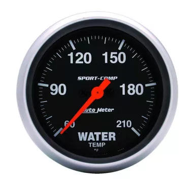 Autometer Sport Comp 2-5/8in Water Temp 60-210 Mech. 3569