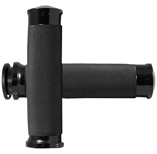 Avon Custom Contour 1" Black Anodized Grips for Indian (IN-TO-CC-86-AN)