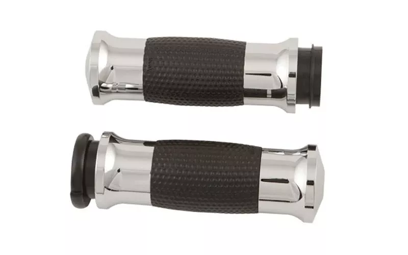 Avon Grips Air Gel Grips for '08-23 FL Models w/ Fly-By-Wire Throttle -Chrome