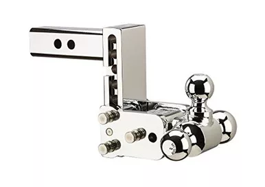 B&W Trailer Hitch 2" Receiver, Tri-Ball 1-7/8" x 2" x 2-5/16", 5" Drop TS10048C