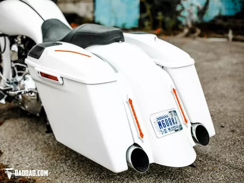 Bad Dad Dual Exhaust Summit Kit w/ Classic Covers 992 Black Taillights 14-Up FL