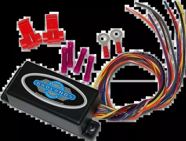 Badlands Motorcycle Run Brake Turn Control Module 73-13 Harley Dyna Softail XL