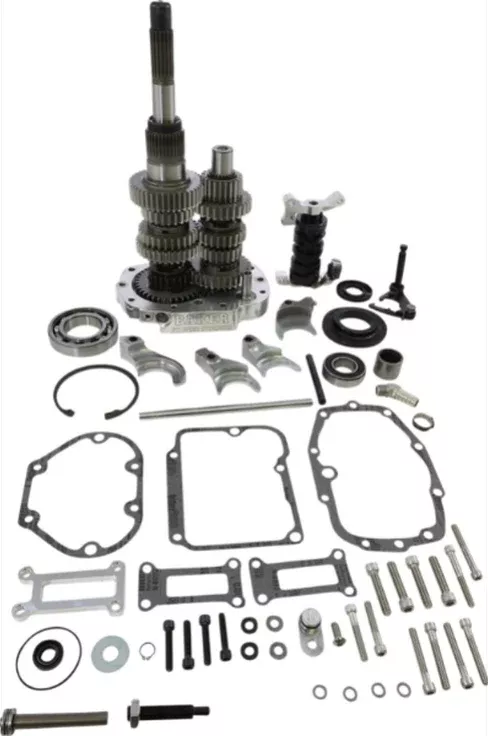 Baker Drivetrain Overdrive 6-Speed Gear Set OD6-404P-02 Harley Touring 2001