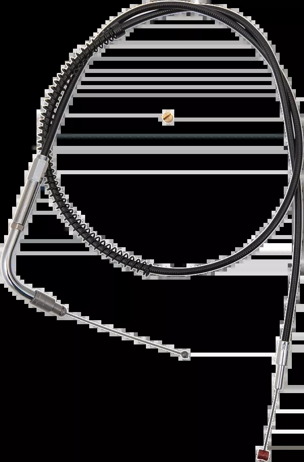 Barnett Black Vinyl Throttle Cable – +3″ Size – 34-1/2″ Length