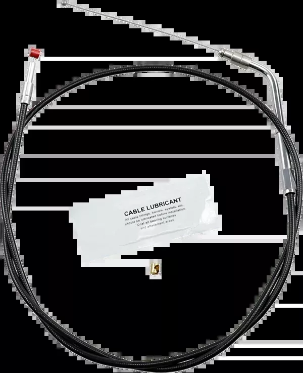Barnett Black Vinyl Throttle Cable – 39-1/2″ Length