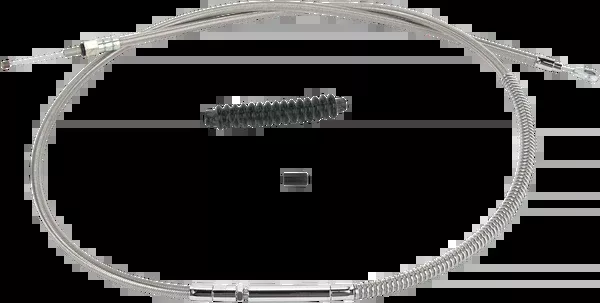 Barnett High-Efficiency Stainless Steel Clutch Cable For Harley-Davidson – +6″ – ’87-’99
